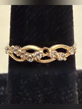 10K Gold Micro Diamonds Band